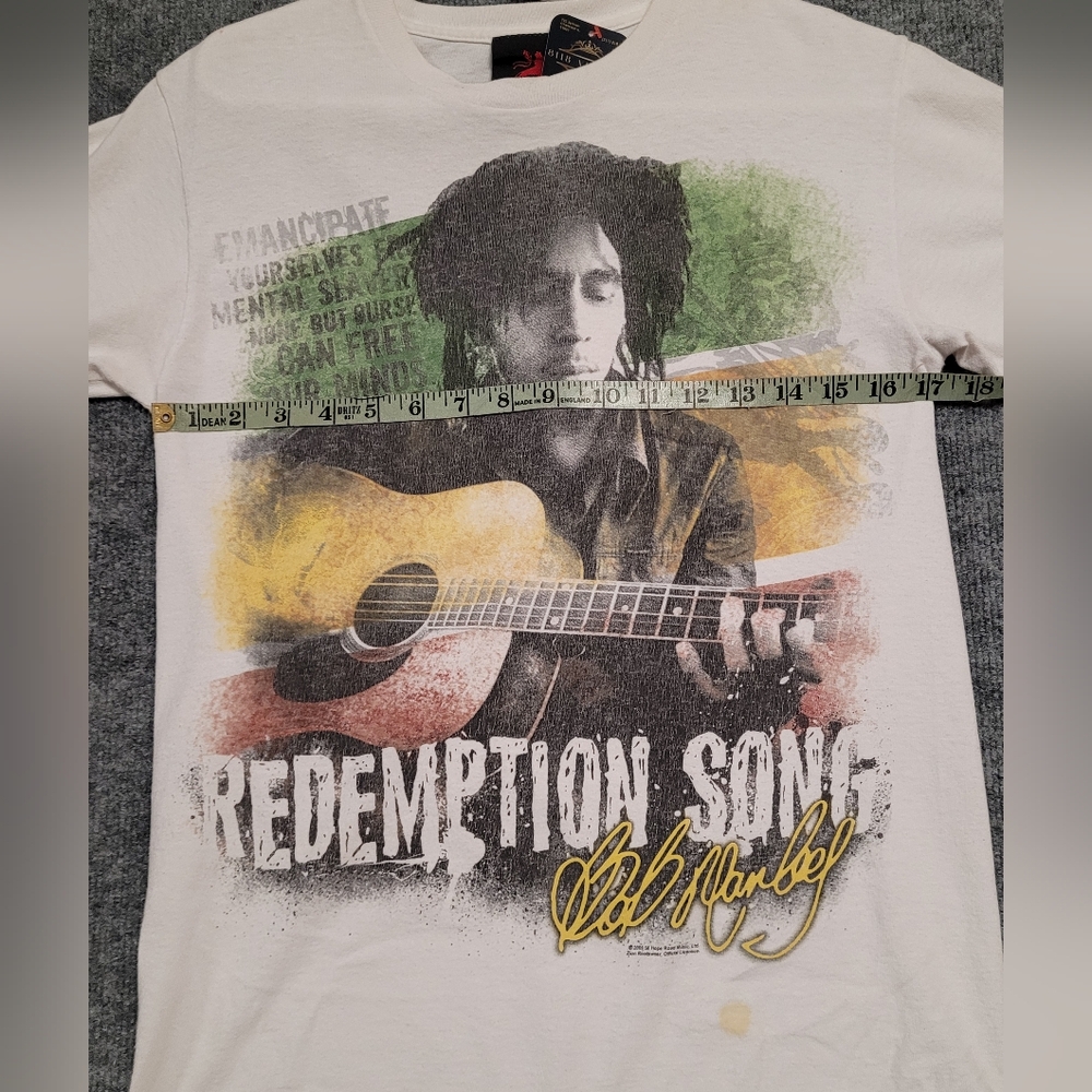 Bob Marley Graphic T-Shirt -2009 White - Picture 3 of 7